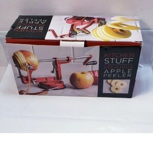 Kitchen Stuff Delicious Apple Peeler Red STK#91536 - Open Box